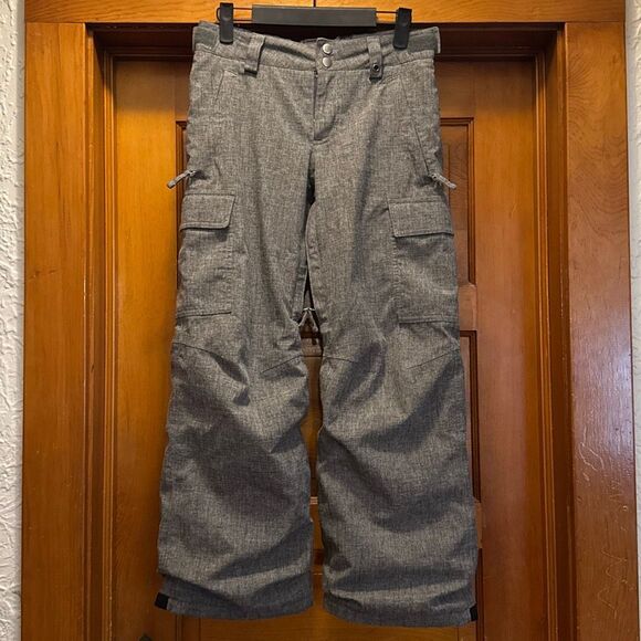 Burton DryRide Grey Youth Unisex Snow Board Pants Kids Medium 10/12 - Picture 1 of 12